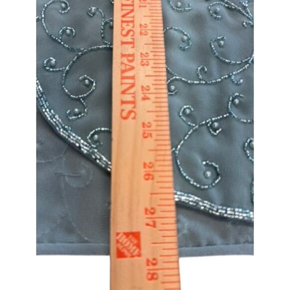 NWT! "CAMERON BLAKE" Deadstock VTG Maxi Dress W/ Blazer SZ 16 Beaded Momcore - Picture 14 of 16